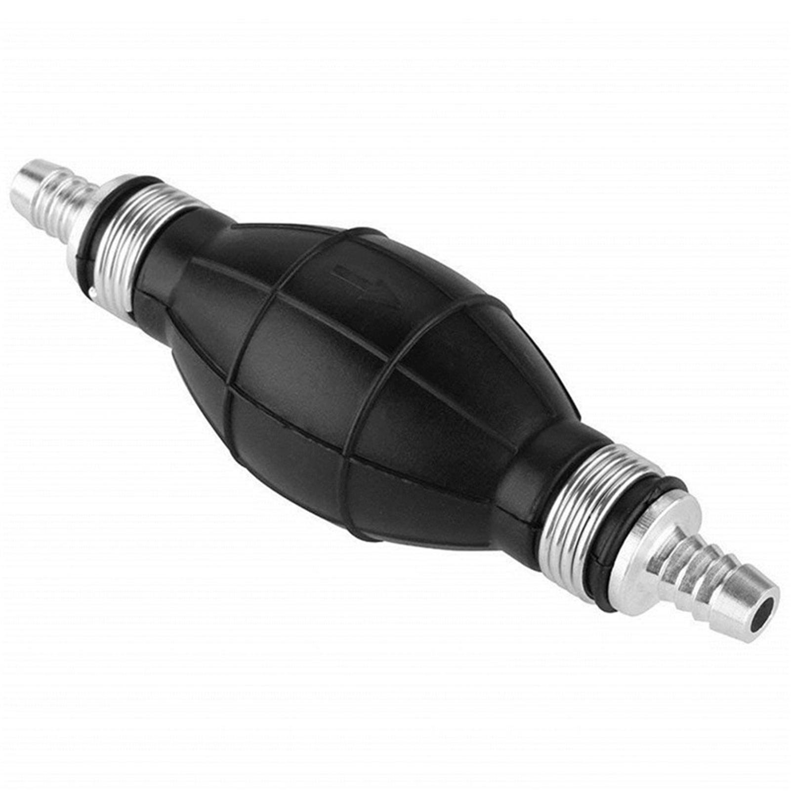 Fuel Transfer Siphon Pump Kit Rubber Oil Extractor&PVC Hose&Hose Retainer Clip&Shut-Off Clip&Brass Weight/Extender