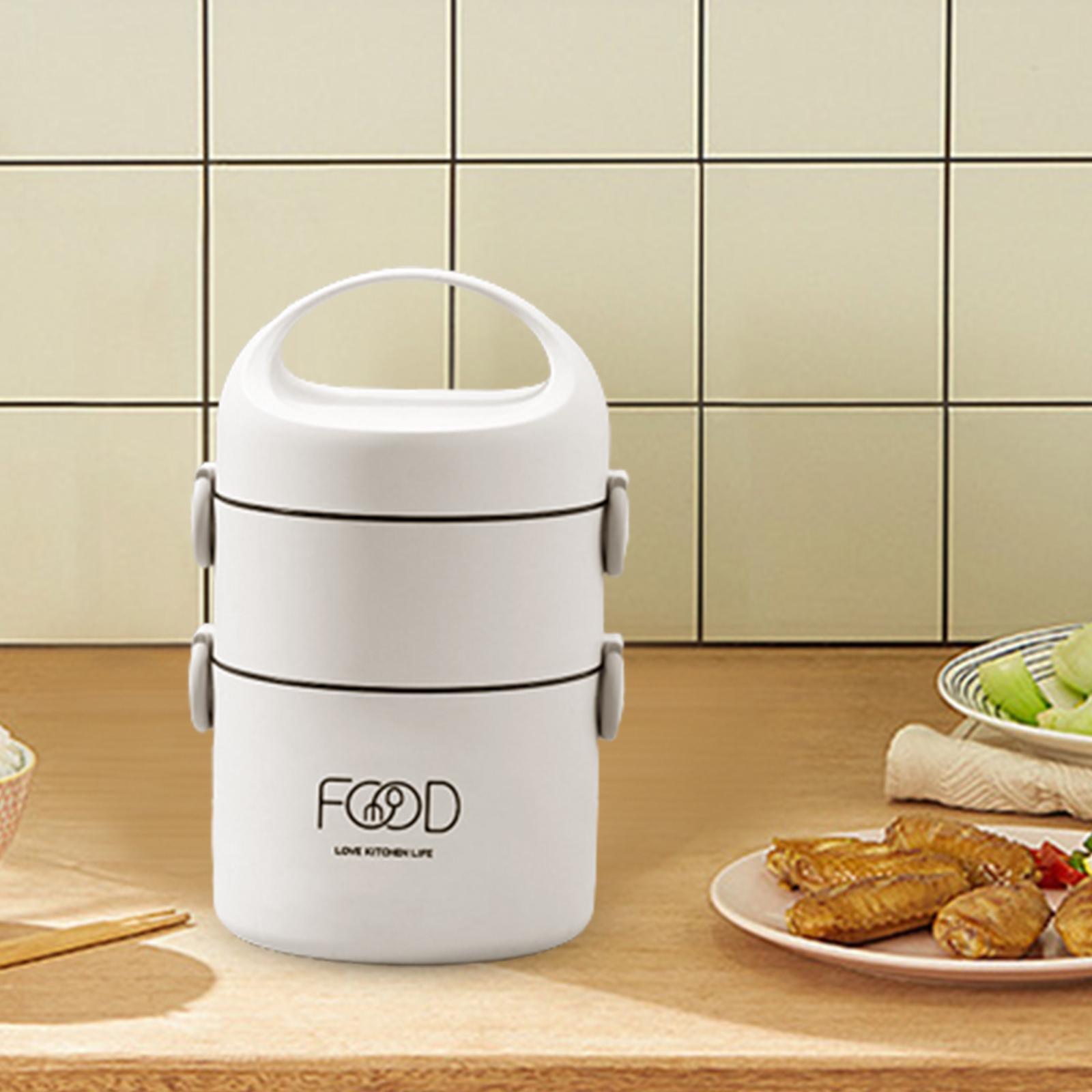 Adult Lunch Box Portable Leakproof Compartment for Office worker