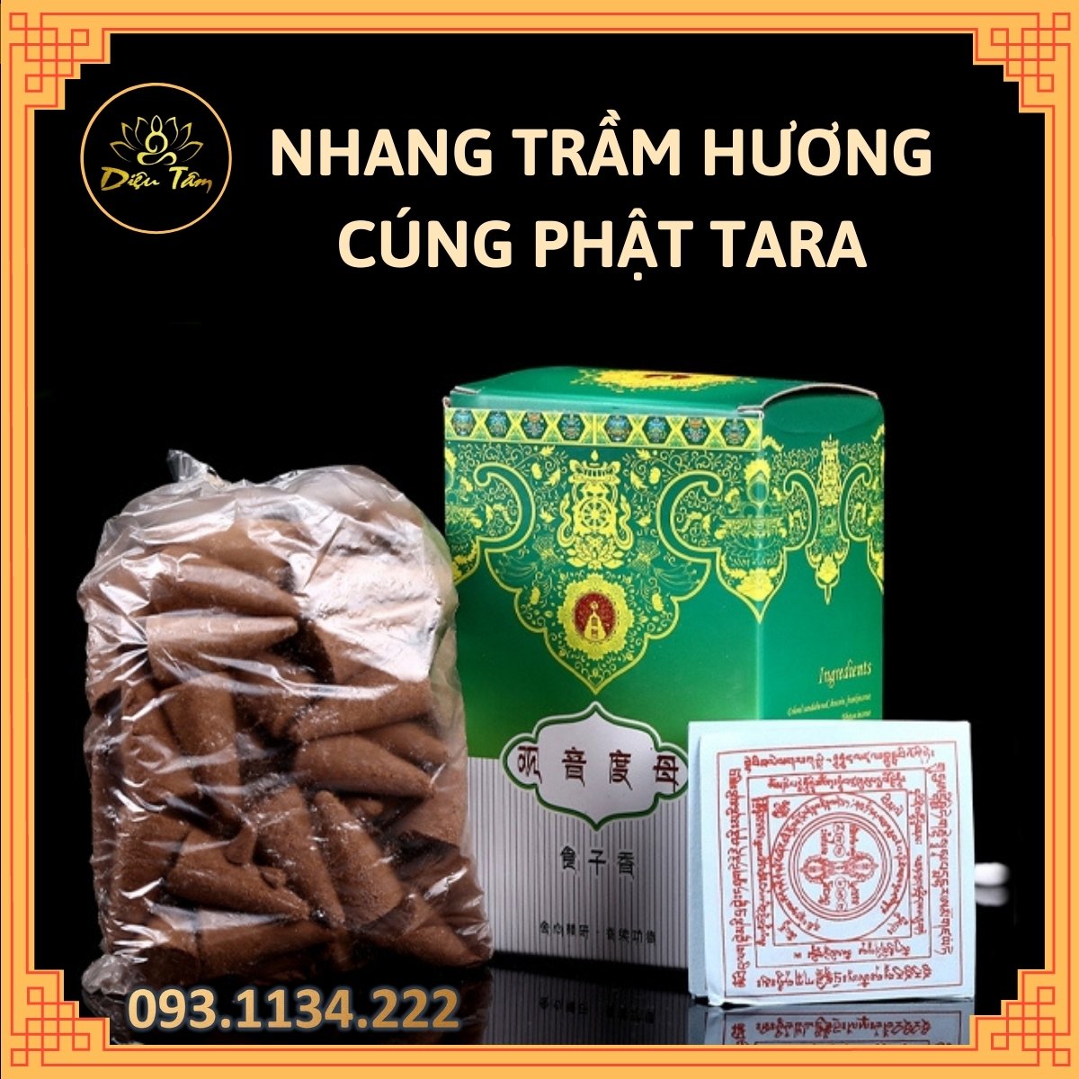 Nhang nụ - trầm hương Tây Tạng thảo dược xông nhà đồ thờ cúng phong thủy