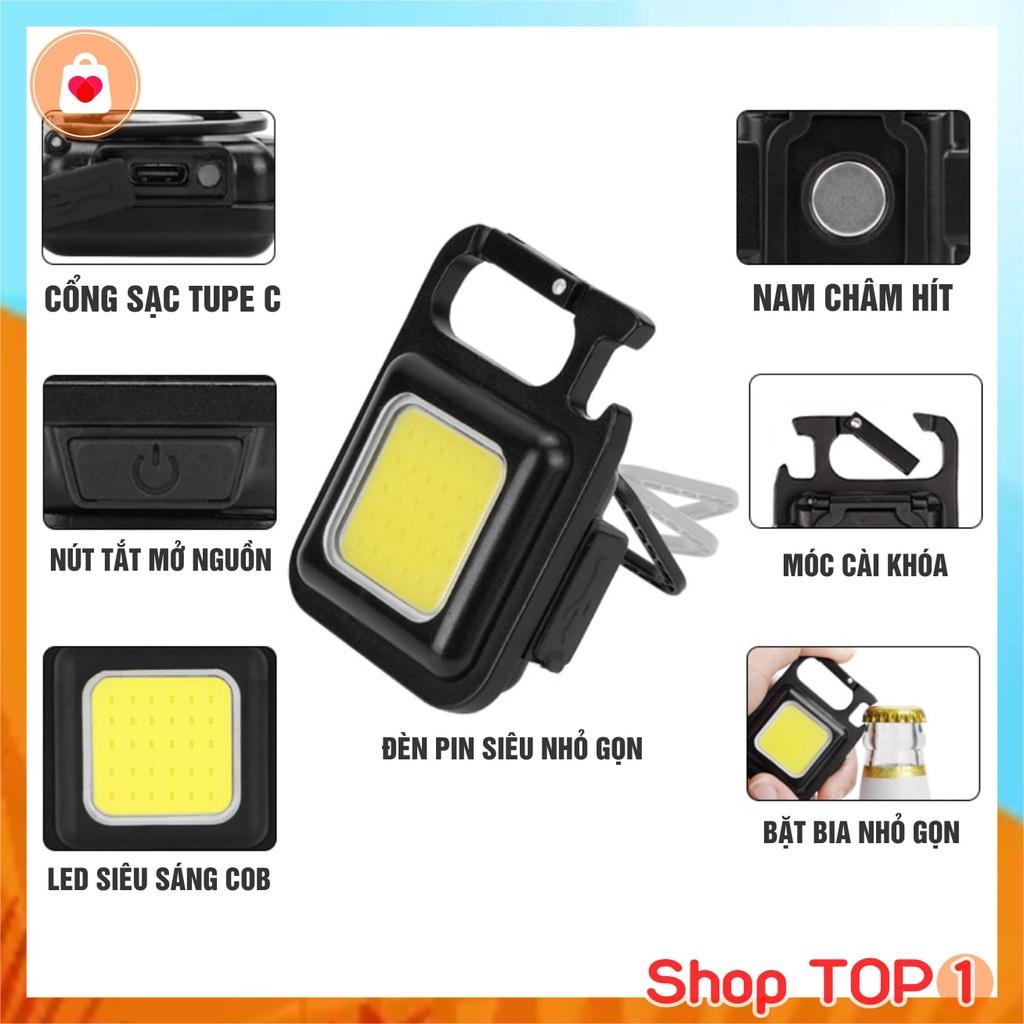 Đèn Pin LED Mini Siêu Sáng V8 Bỏ Túi Tiện Dụng