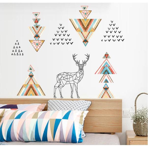 Decal trang trí Biểu Tượng Nai Bắc Âu
