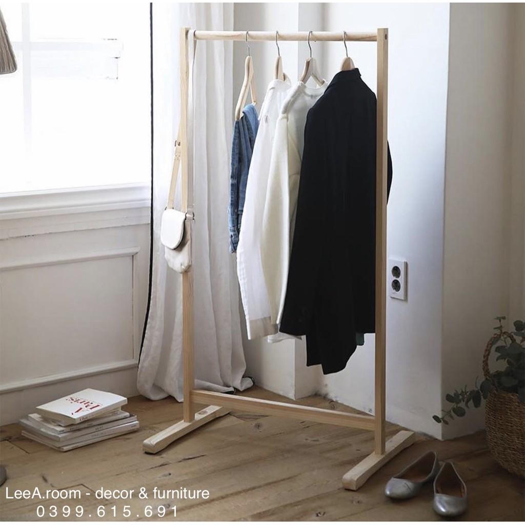 Giá Treo Quần Áo Gỗ Phong Cách Size S
