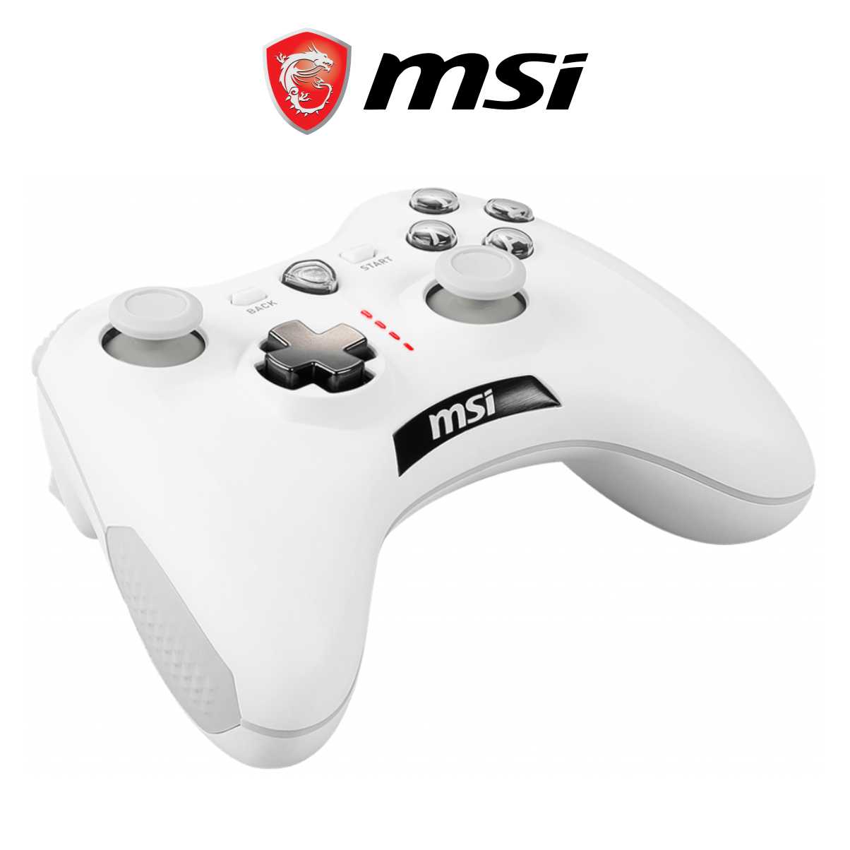 Tay Cầm Chơi Game Không Dây MSI Force GC30 V2 Dây Dài 2M, Tương Thích PS4, PC Laptop Windows, Điện Thoại Máy Tính Bảng Android - Hàng Chính Hãng