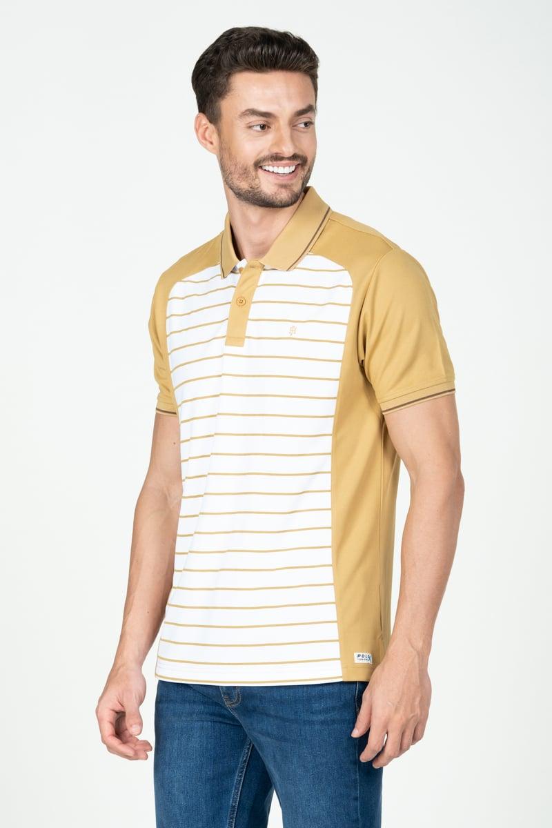 Áo thun polo nam tay ngắn KS22FH51C-SCWK - BROWN, BROWN