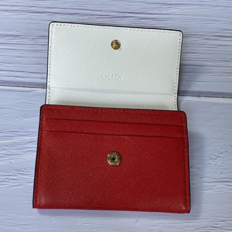 Ví nữ mini, ví mini da cao cấp Safiano - Cardholder thời trang OLUX