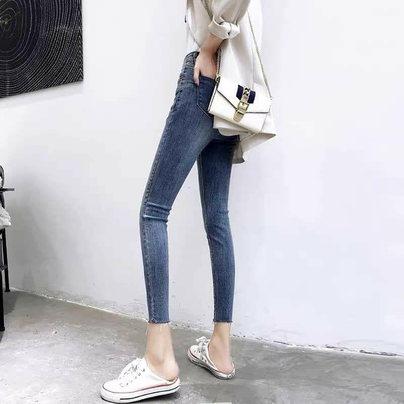 Quần Skinny Jeans rách đùi siêu tôn dáng
