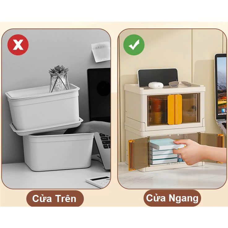 Giá Đựng Sách Để Bàn - Kệ Chia Ngăn Văn Phòng Học Sinh Sinh Viên - Chặn Sách Nhiều Ngăn Giúp Sắp Xếp Tài Liệu