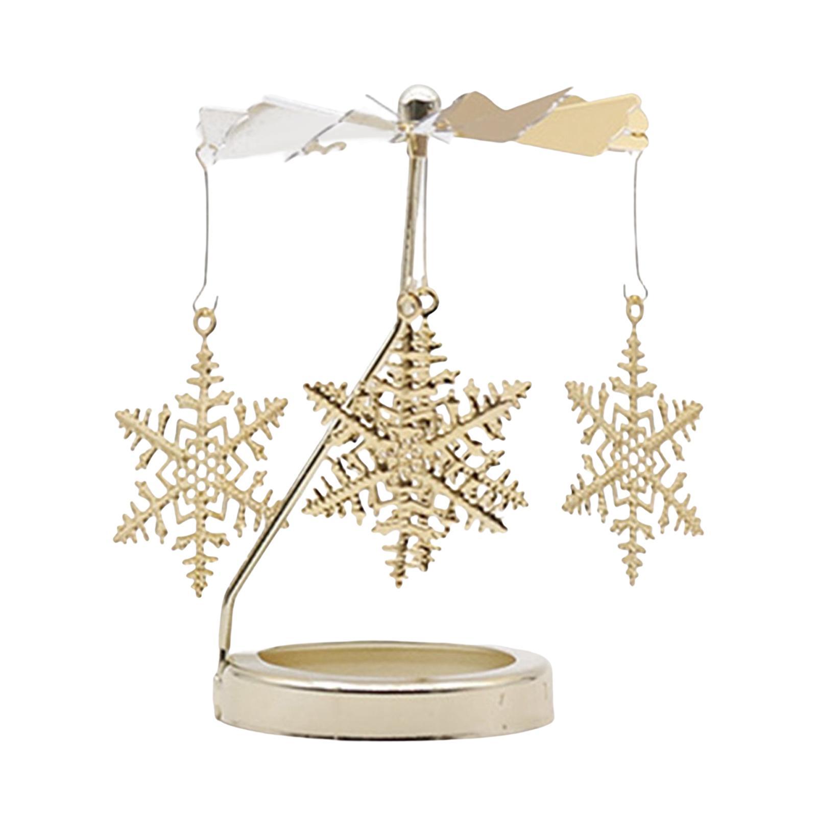 Tea Light Candle Holder Candle Ornament Rotating
