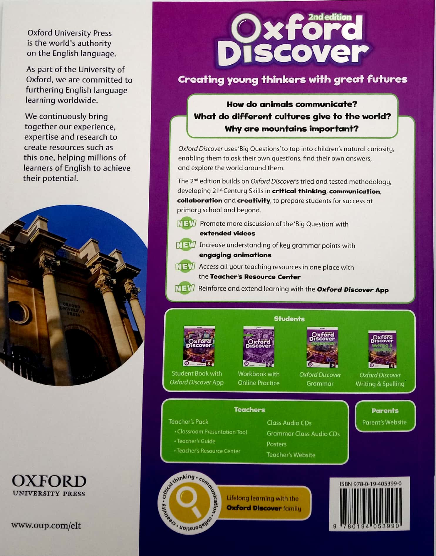 Oxford Discover: Level 5: Student Book Pack, 2nd Edition