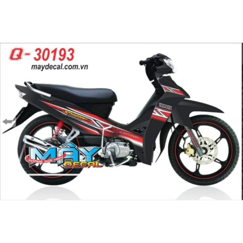 Tem rời crom sirius đỏ xe đen