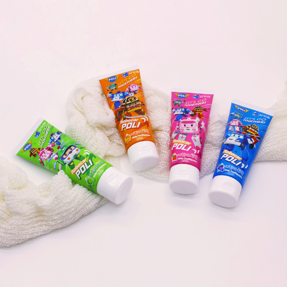 Kem đánh răng trẻ em Poli Kids Toothpaste cho trẻ từ 2-12 tuổi Hàn Quốc 80g