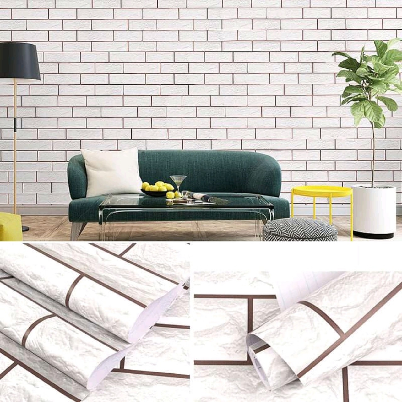 Giấy dán tường_ decal dán tường có sẵn keo. Cuộn dài 10m. Khổ 45cm.