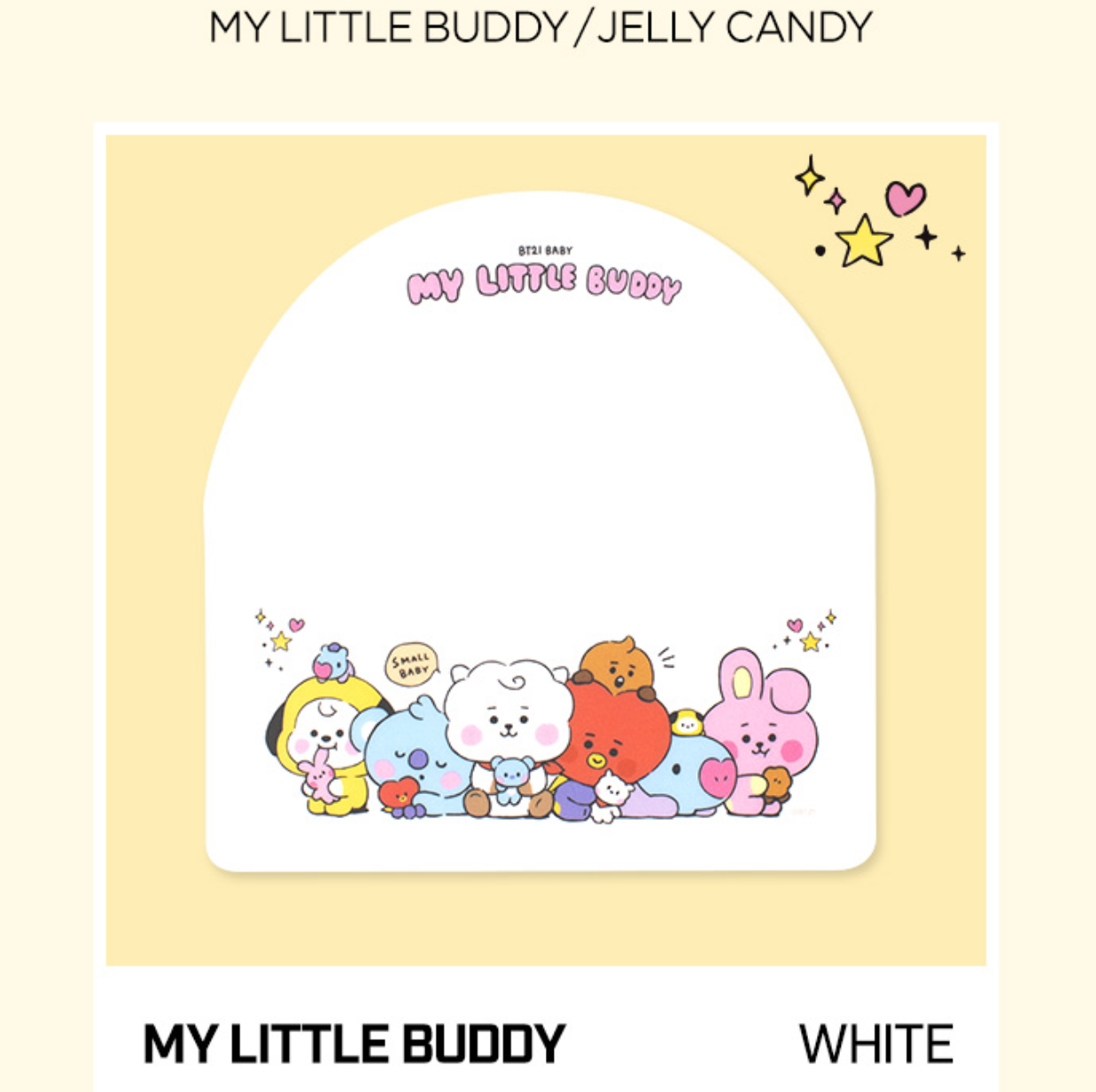 LÓT CHUỘT BT21 BABY VER 2021 MY LITTLE BUDDY MẪU MỚI