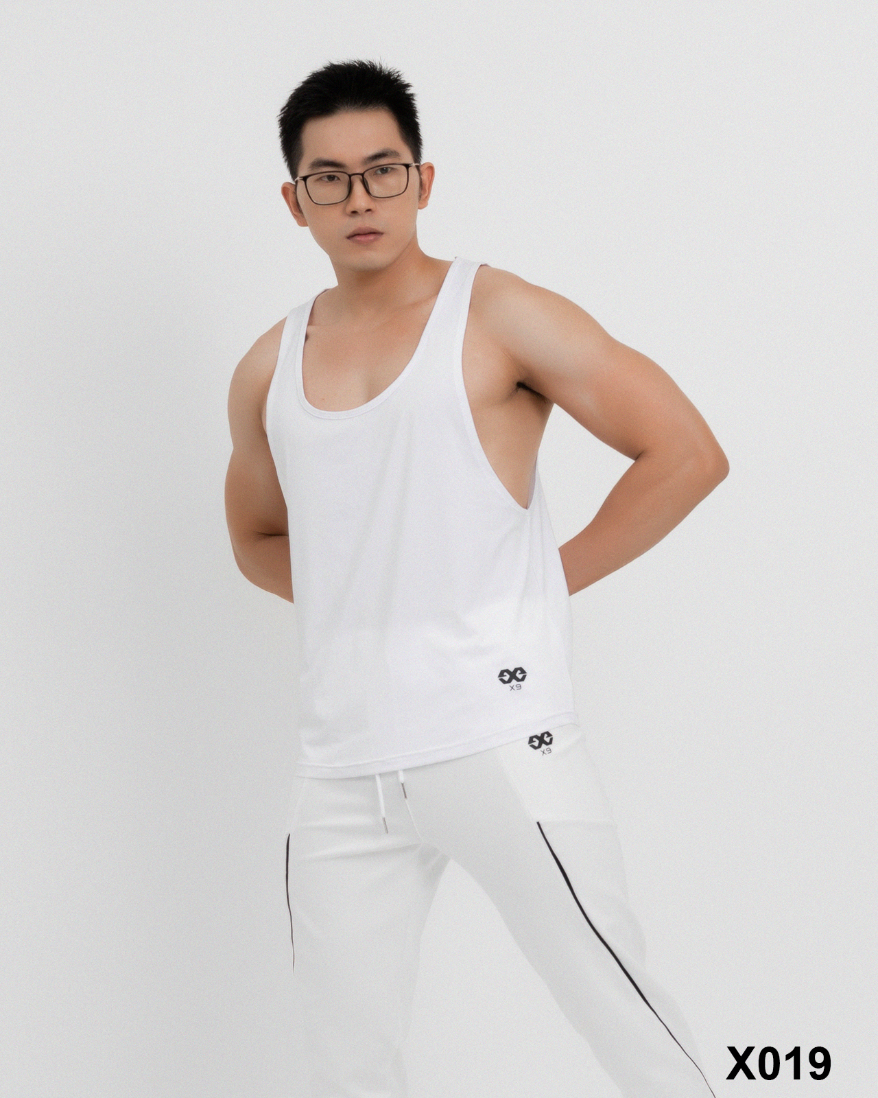 Áo Ba Lỗ Thể Thao Nam Tập Gym Form Rộng Dây Nhỏ Chạy Bộ Bóng Rổ - X9 Sportswear - X019