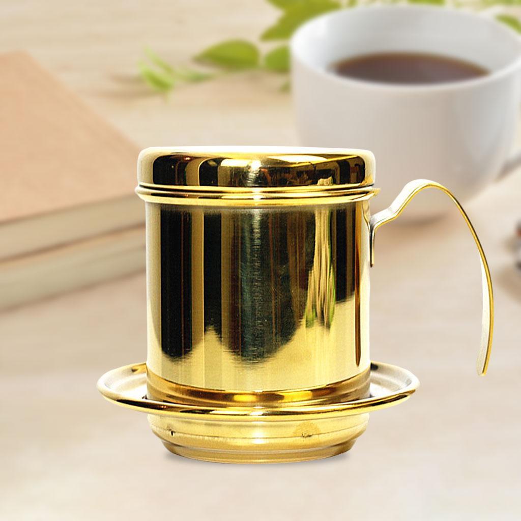 2x Durable Vietnamese Coffee Pot for Home Office Bar Kitchen Restaurant Cafe
