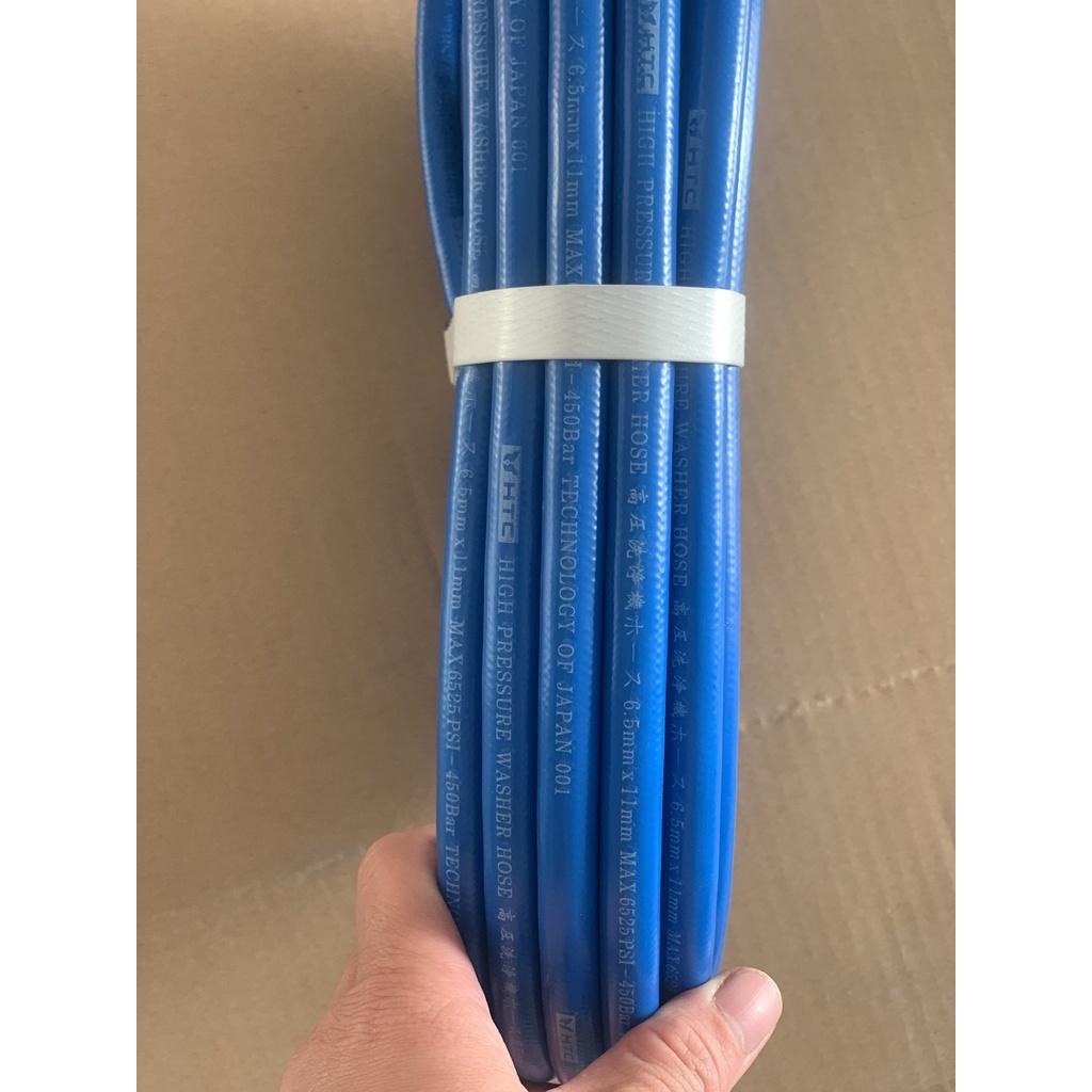 Dây xịt rửa xe HIỆU HTC LOẠI 10M, HTC6511-10W3 từ nhựa PVC áp lực cao 420 bar,ĐK 6.5*11mm,