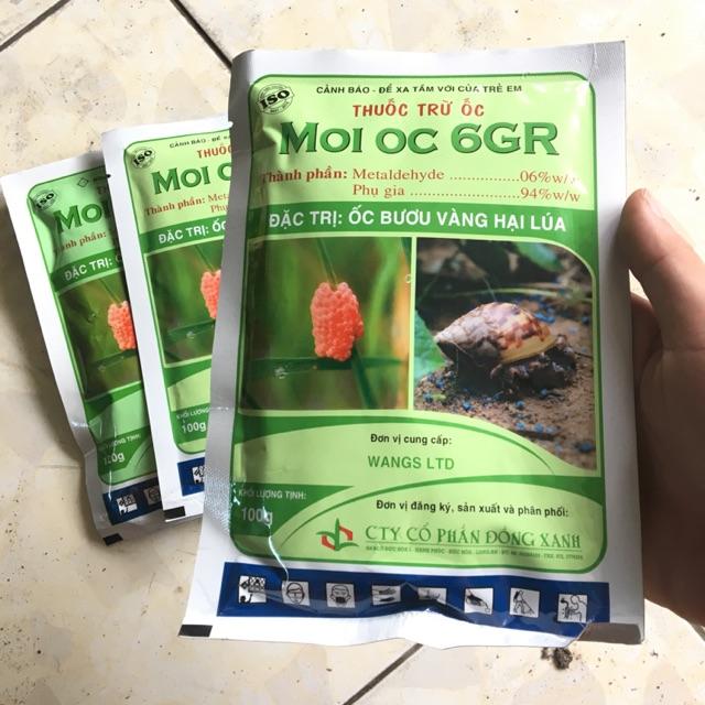 Thuốc Diệt Ốc MOI OC Diệt Ốc Sên Cho Rau, Cây Trồng Gói 100g