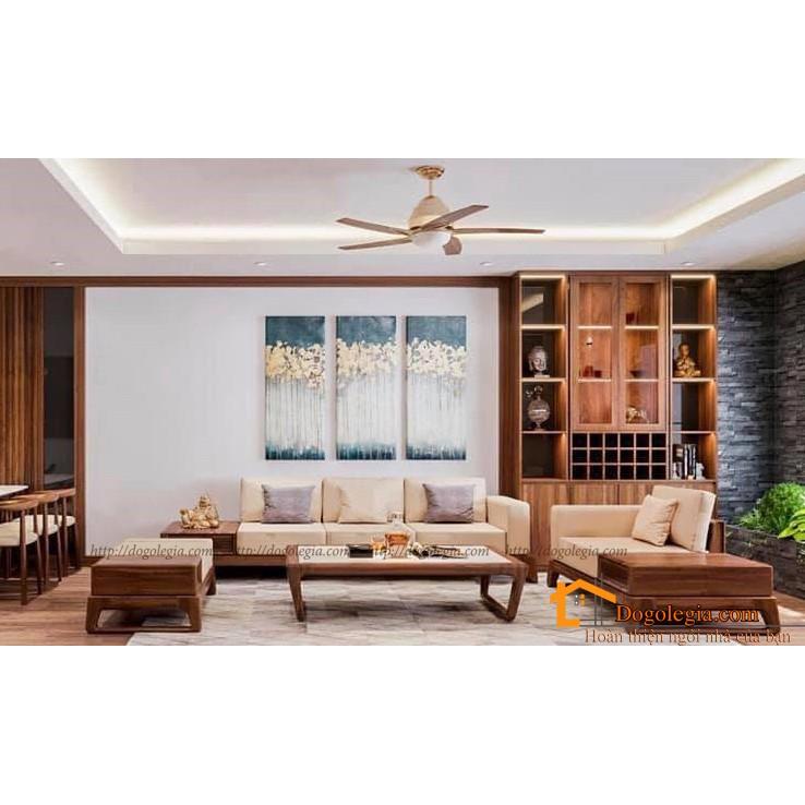 - Ngắm Nhìn Mẫu Sofa Gỗ Mới Nhất Tại Lê Gia SG241 Đệm Phẳng