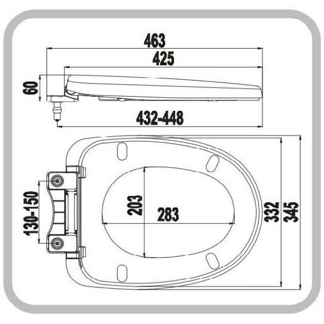 NẮP BỒN CẦU RƠI ÊM KO TIẾNG ỒN HA21