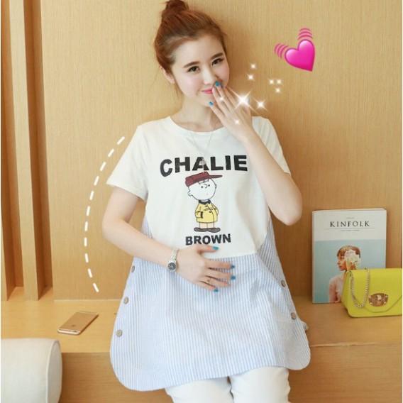 Bộ đồ ngắn mặc bầu thiết kế sang chảnh, chất liệu cao cấp A204 ( áo + quần