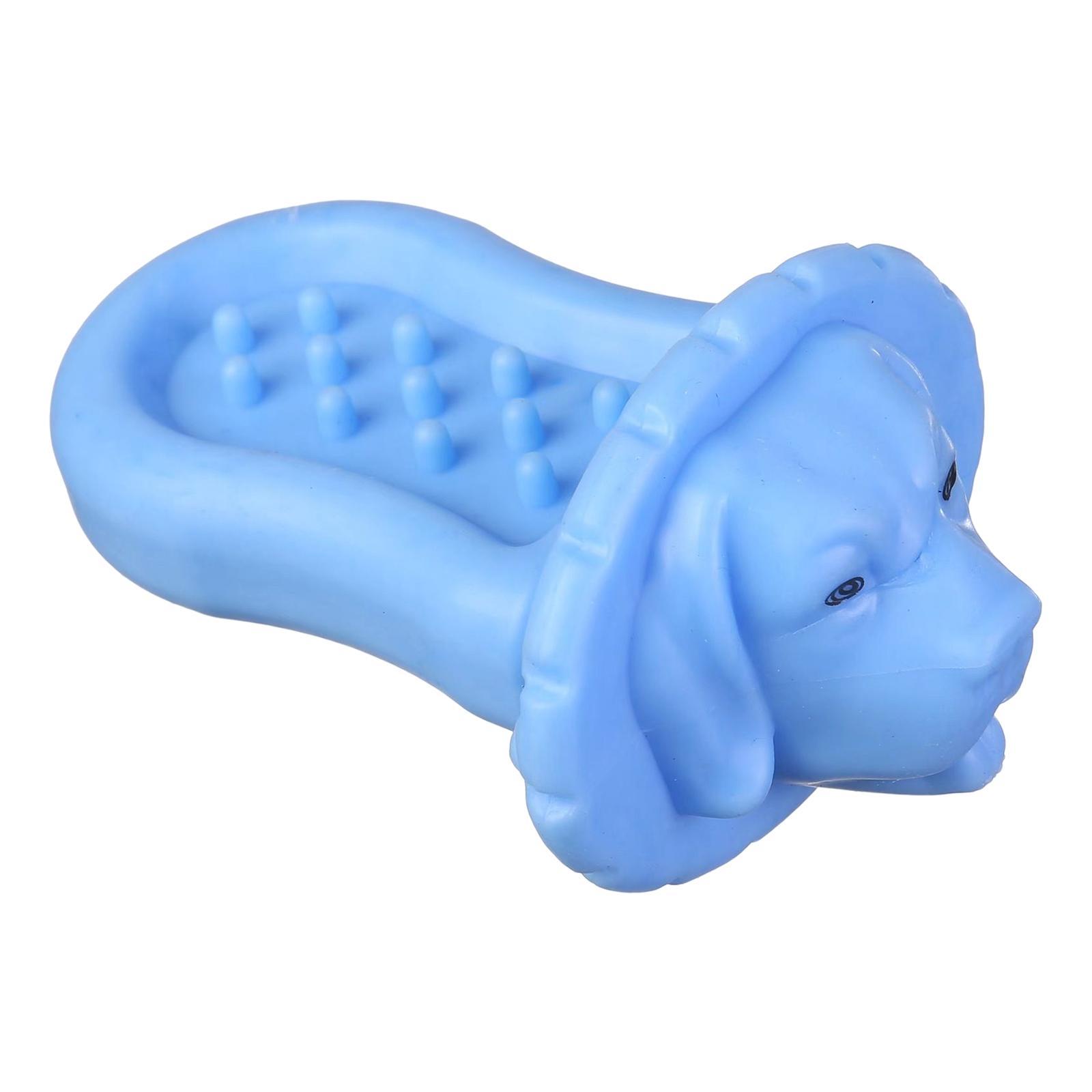 Dog Slow Feeder Bowl Toy Mat Small Large Breed Blue