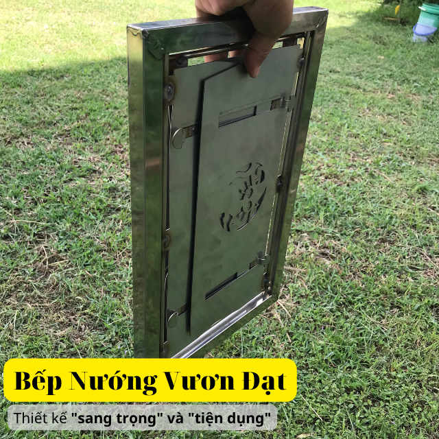 Bếp Nướng Than Hoa Inox 304 | Chuyên dùng để bàn quán ăn