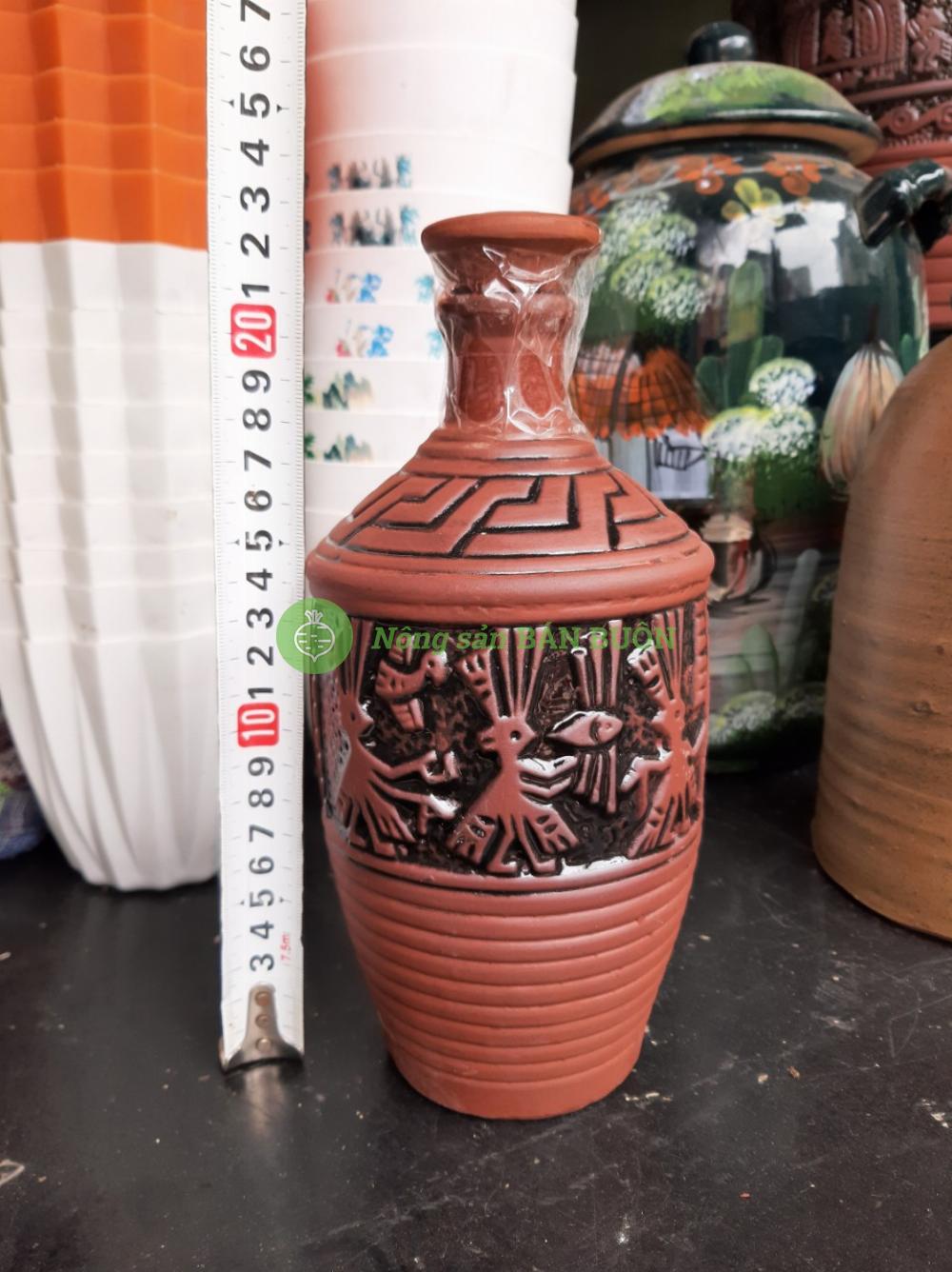 Vò Trống Đồng Âu Lạc 1 lít - Bát Tràng
