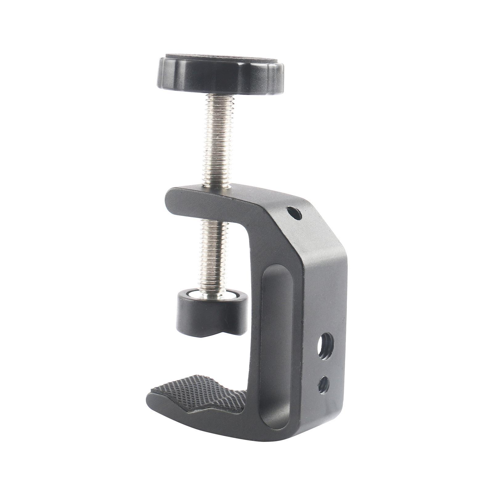 Portable clamp Desktop Mount for Camera Holder Stand Photography Aluminum