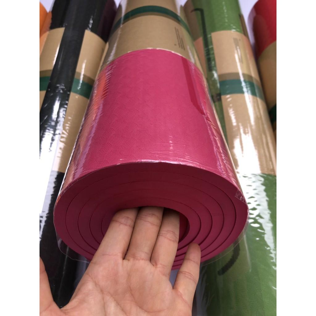 Thảm yoga 8mm TPE định tuyến-Hoa văn ngẫu nhiên KHỞI NGUYÊN SPORT