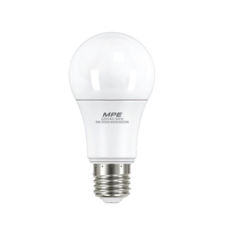 Combo 6 bóng đèn led bulb 9W MPE - Hàng chính hãng