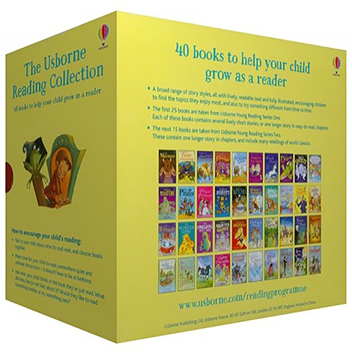 Usborne Bộ Vàng The Usborne Reading Collection - x40 book boxed set