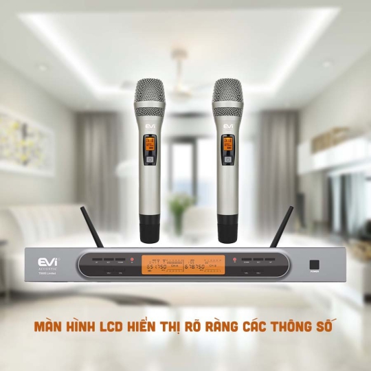 Micro Karaoke Chuyên Nghiệp EVI T8600Limted - Hàng Chính Hãng