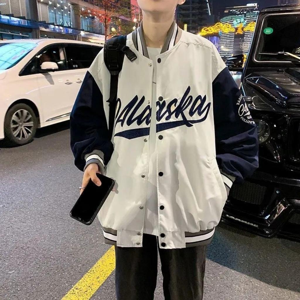 Áo khoác bomber nam nữ form rộng 2 lớp dù nam nữ ulzzang hottrend street style ALASKA  Hàn Quốc rẻ đẹp