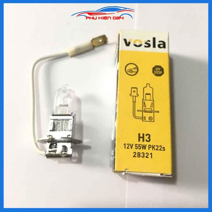 Bóng đèn H3 Halogen Vosla Made in Germany 12v 55W