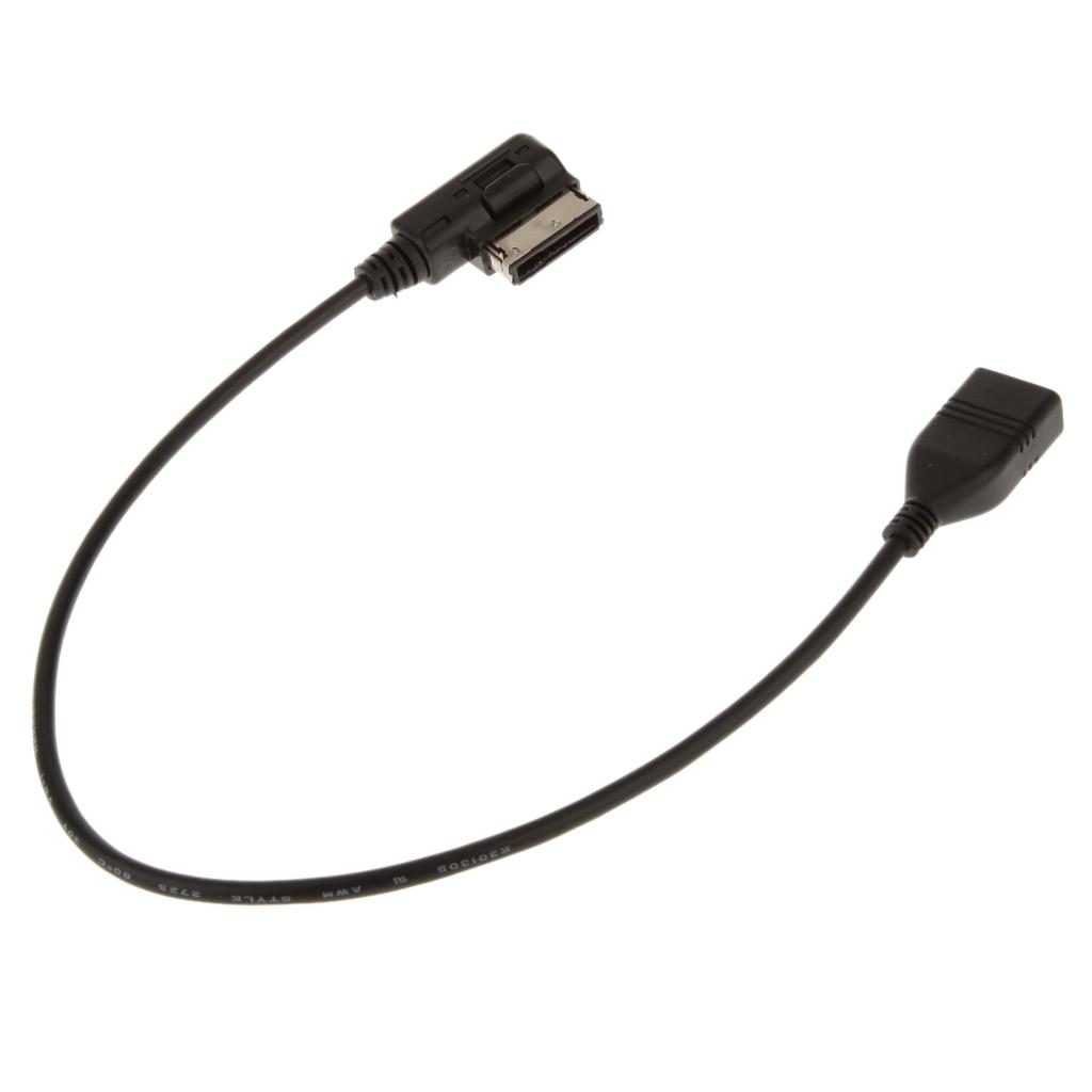 USB Interface AMI MMI Audio AUX MP3 Adapter Cable For Audi Q5 Q8 Q7 A4L A6L