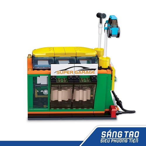 Đồ chơi lắp ráp trạm xăng dầu TINITOY YY741987