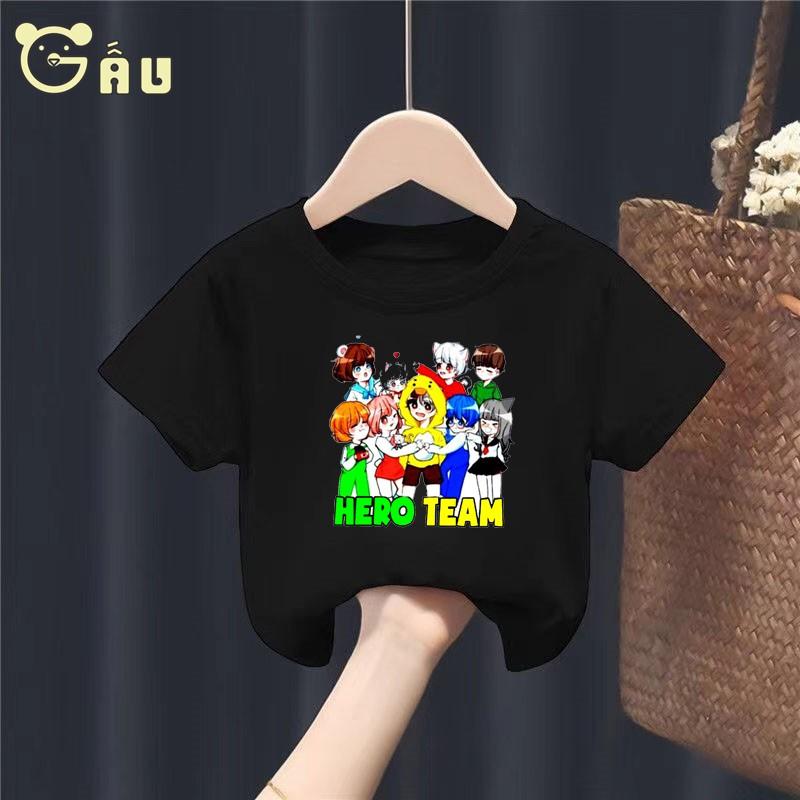HOT Áo Hero Team đủ màu kèm quà tặng dễ thương hình shop mẹ gấu