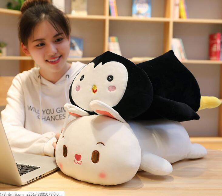 Chú Ếch Dễ Thương Chó Mèo Hình Gấu Panda Lợn Chim Cánh Cụt Vịt Hamster Nhồi Bông Động Vật Búp Bê Cho Bé Kids Bé Gái Quà Tặng Sinh Nhật