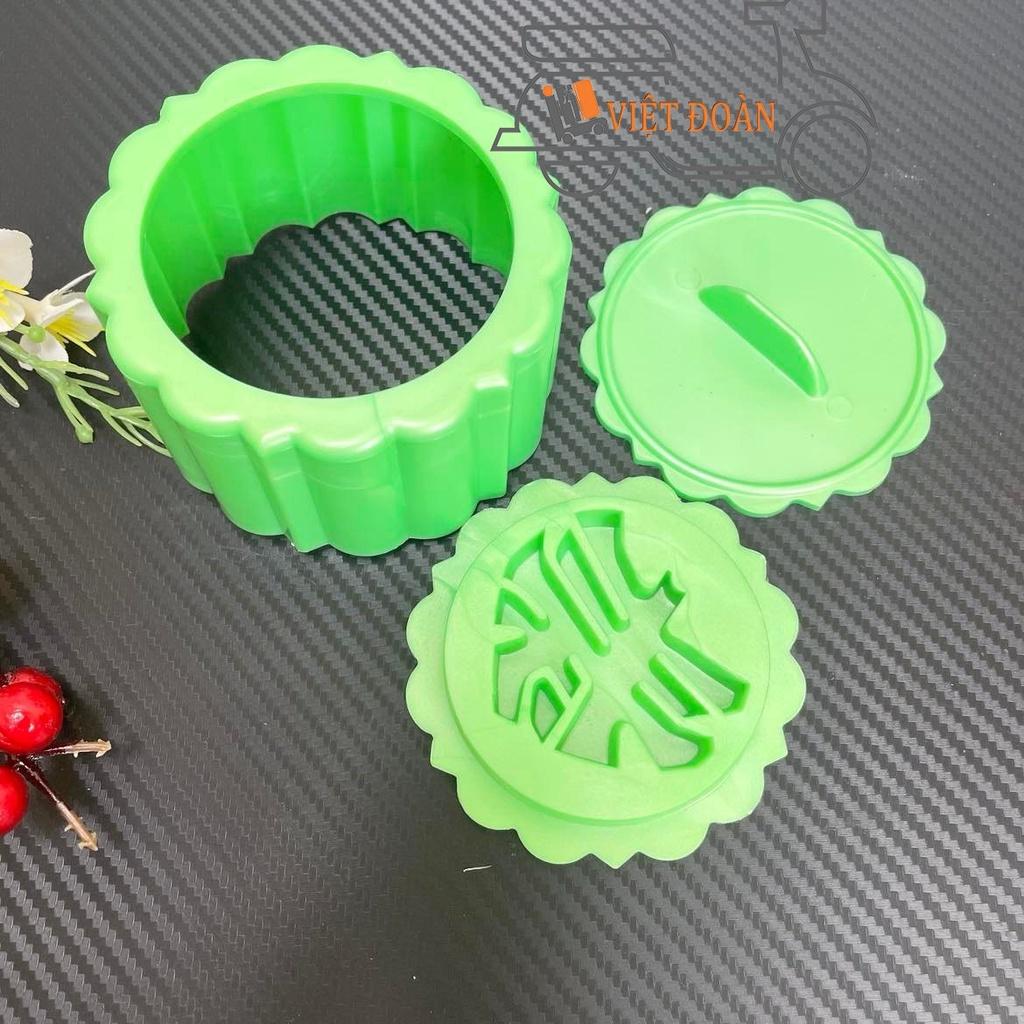 Khuôn Nhấn Xôi Hình TRÒN 9cm hoạ tiết Hoa Hồng, Sen, Phước, Lộc, Thọ, Hỷ - 3D SIÊU SẮC NÉT . Bí quyết làm bánh SIÊU ĐẸP