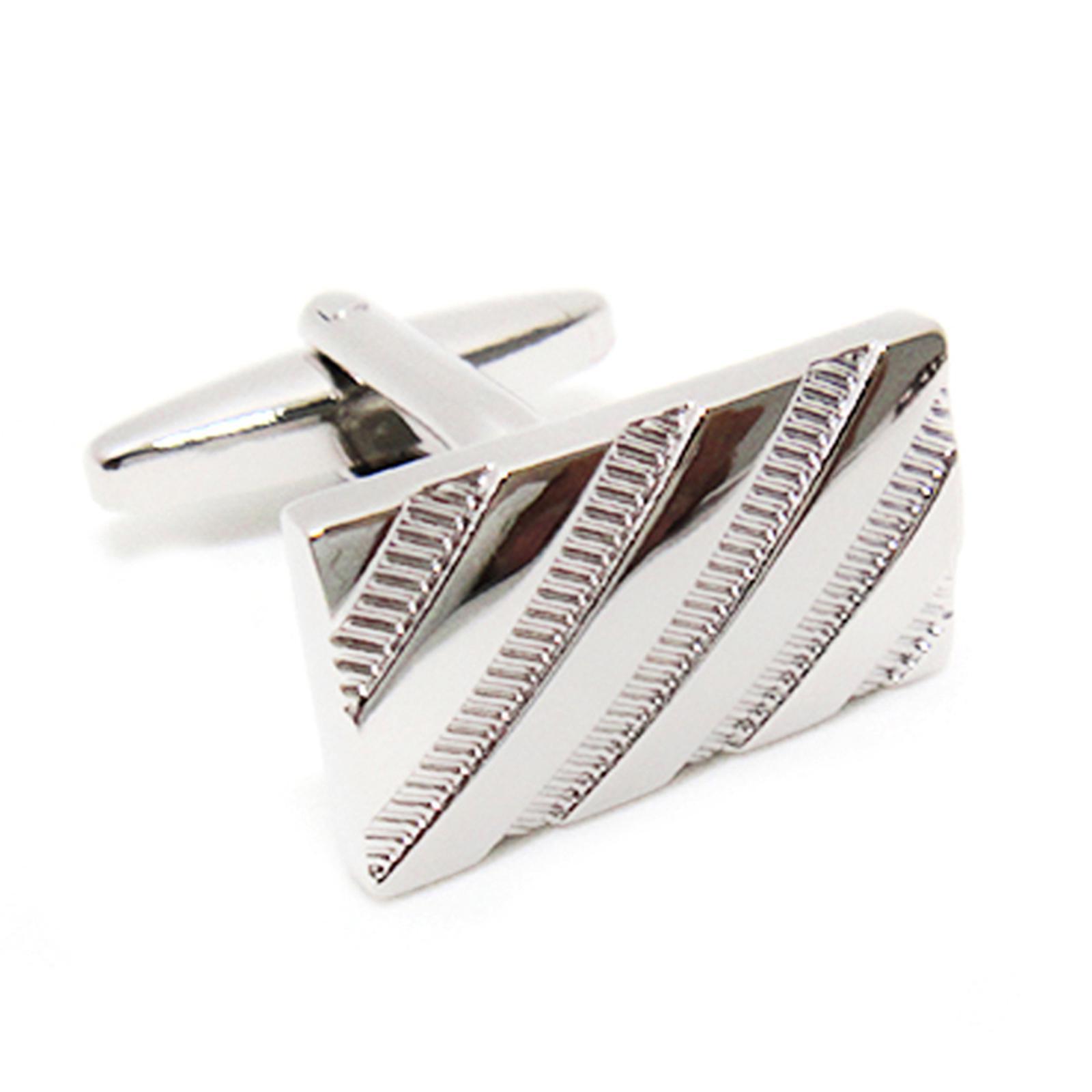 Rectangle Men Cufflinks Stylish for Wedding Anniversary Business