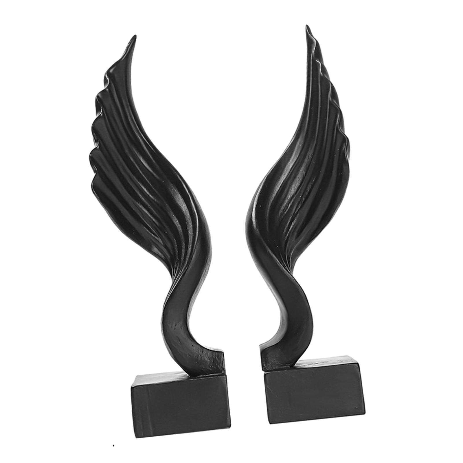 Angel  Stand Book Ends Sculpture Set Book Stopper for Coffee Tables