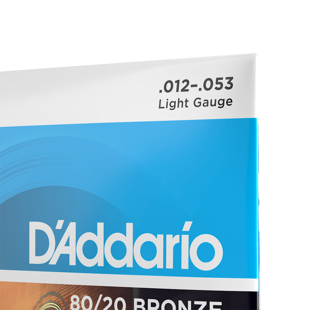 Bộ dây đàn Guitar Acoustic - D'Addario EJ11 - 80/20 Bronze, Light Gauge .012-.053 (12-53) - Hàng chính hãng