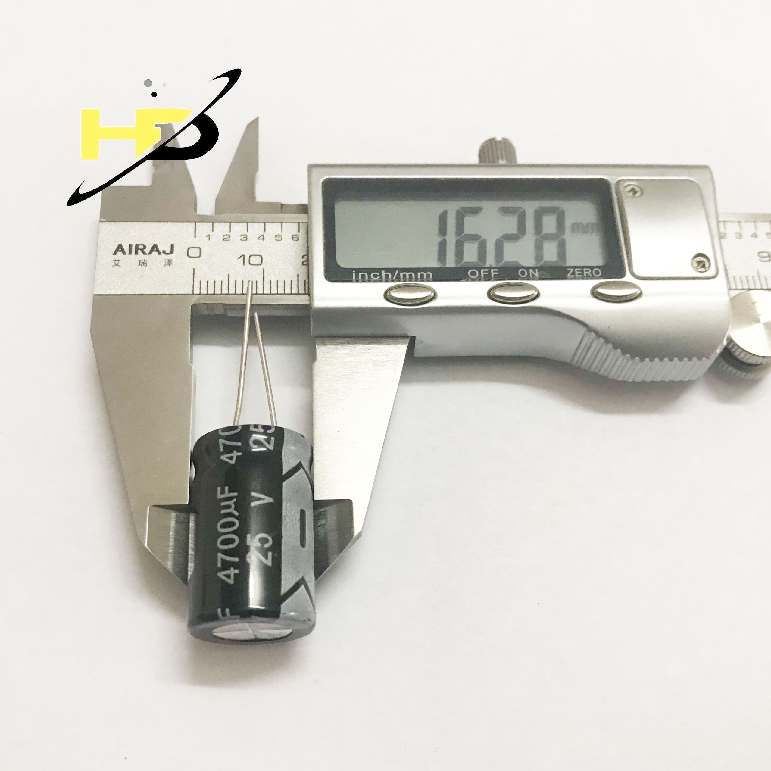 Gói 10 Con Tụ Hóa Điện Dung 4700uF Điện Áp 25V Tần Số Cao