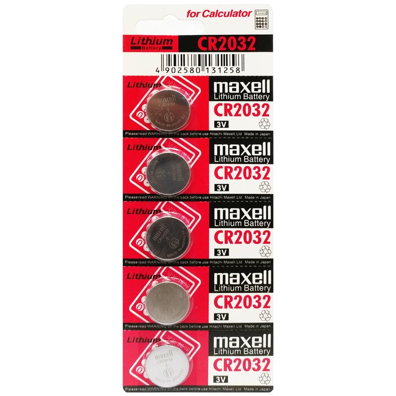 Vỉ 5 Pin Đồng Tiền Maxell 2032