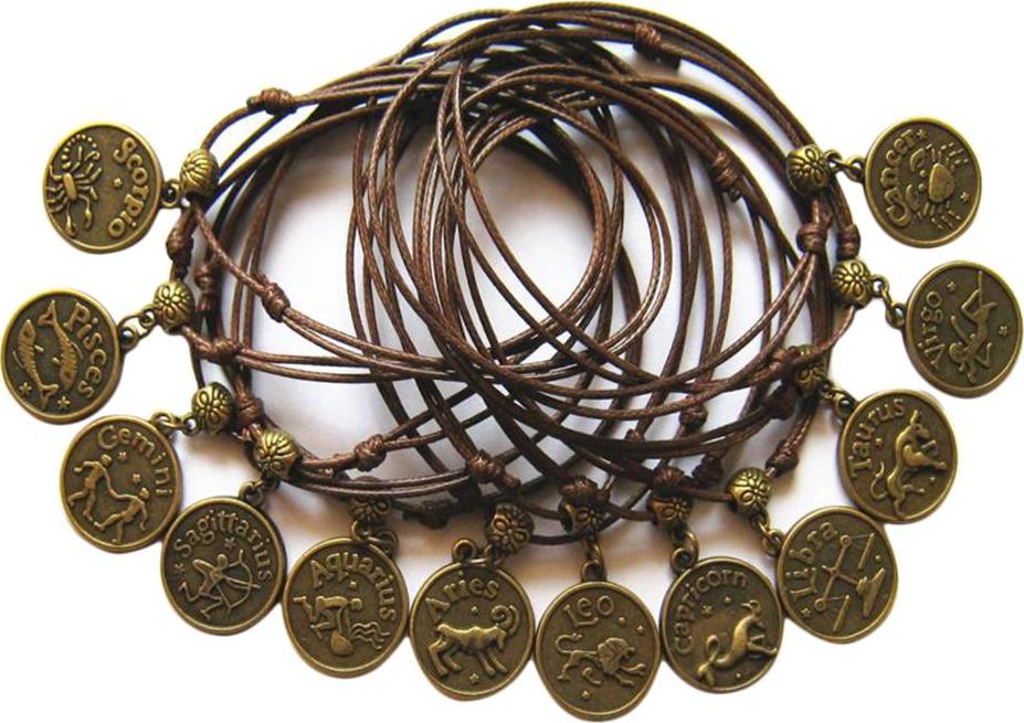 1 Mặt Dây Chuyền Hạt Dây Quyến Rũ Cho Diy 12 Chòm Sao Vòng Tay Vòng