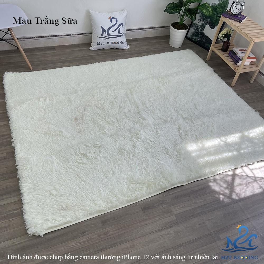 Thảm lông trắng làm phông nền chụp ảnh sản phẩm, thảm trải sàn trang trí decor M2T BEDDING