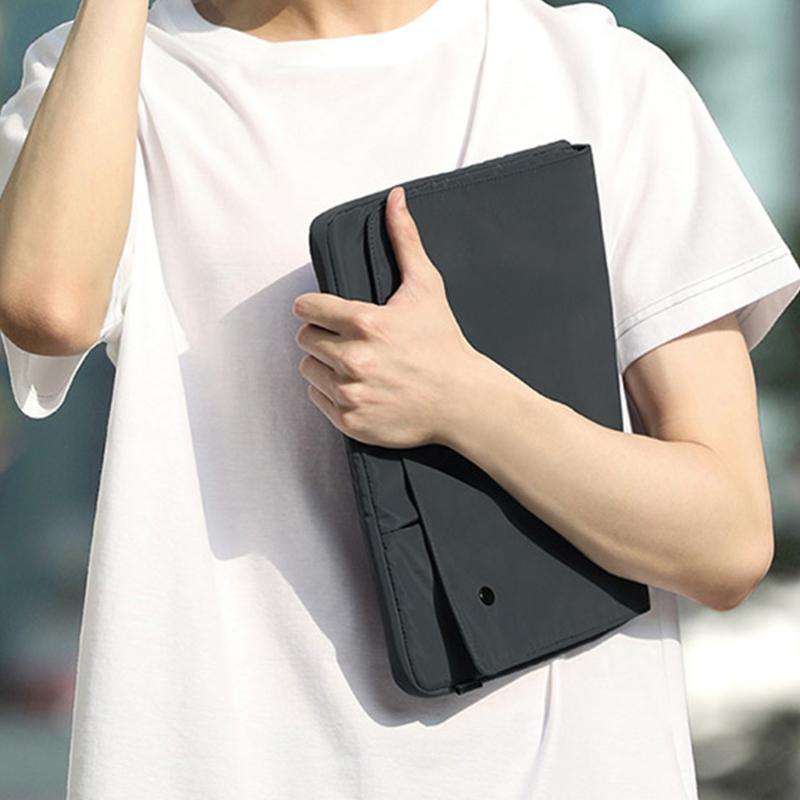 67JA Kẹp Túi Đựng Laptop Với Nhiều Ngăn Nhẹ Máy Tính Đựng Máy Tính Xách 13 ''-15.6 Inch Chống Thấm Nước