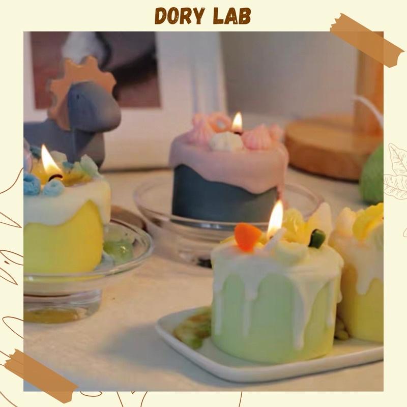 Nến Thơm Bánh Sinh Nhật Topping Ngẫu Nhiên, Quà Tặng Ý Nghĩa - Dory Lab