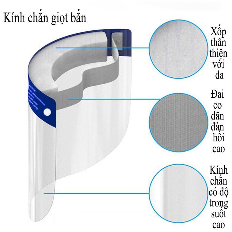 Kính Chắn Giọt Bắn, Tấm Chắn Giọt Bắn Phòng Dịch Trong Suốt Kháng Khuẩn, Bảo Vệ Mắt