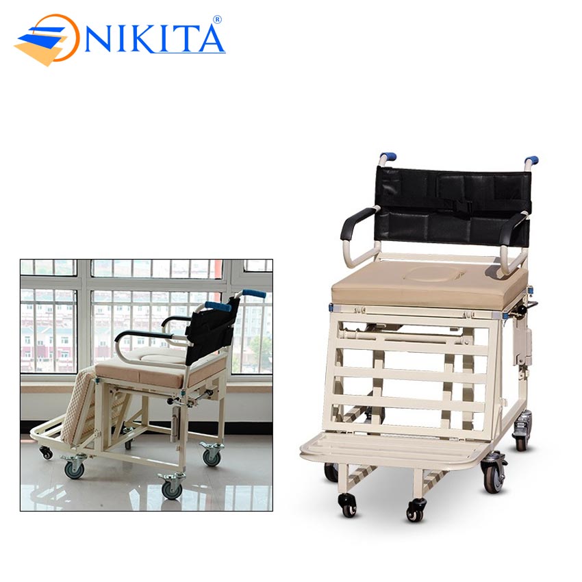 Giường bệnh Y tế tích hợp xe lăn, kèm các chức năng chăm sóc người bệnh - NIKITA DCN 09